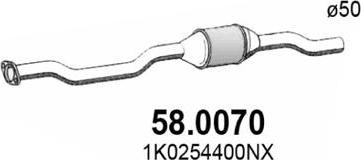 ASSO 58.0070 - Catalytic Converter autospares.lv