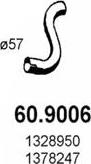 ASSO 60.9006 - Exhaust Pipe autospares.lv