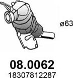 ASSO 08.0062 - Catalytic Converter autospares.lv