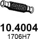 ASSO 10.4004 - Exhaust Pipe autospares.lv