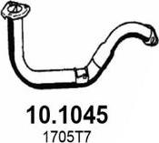 ASSO 10.1045 - Exhaust Pipe autospares.lv