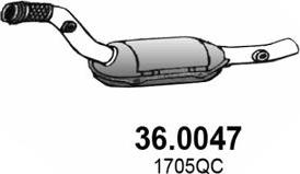 ASSO 36.0047 - Catalytic Converter autospares.lv