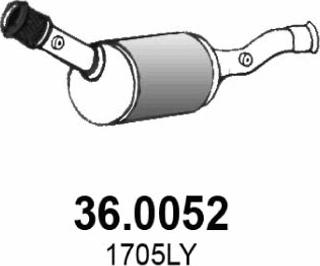 ASSO 36.0052 - Catalytic Converter autospares.lv