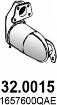 ASSO 32.0015 - Catalytic Converter autospares.lv