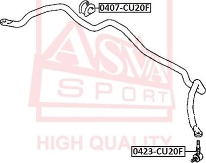 ASVA 0423-CU20F - Rod / Strut, stabiliser autospares.lv