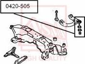 ASVA 0420-505 - Ball Joint autospares.lv