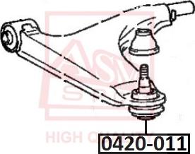 ASVA 0420-011 - Ball Joint autospares.lv