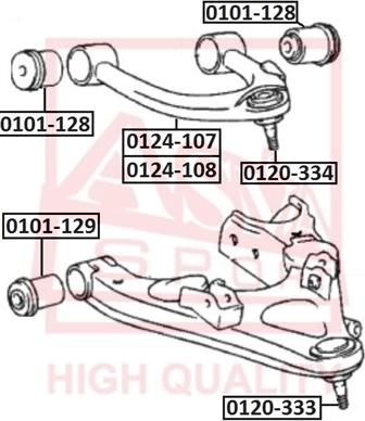 ASVA 0120-334 - Ball Joint autospares.lv