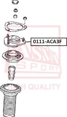 ASVA 0111-ACA3F - Top Strut Mounting autospares.lv