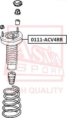 ASVA 0111-ACV4RR - Top Strut Mounting autospares.lv