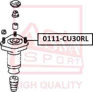 ASVA 0111-CU30RL - Top Strut Mounting autospares.lv