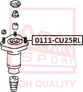 ASVA 0111-CU25RL - Top Strut Mounting autospares.lv