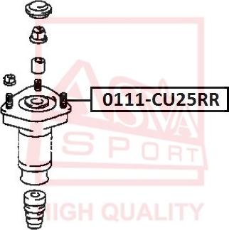 ASVA 0111-CU25RR - Top Strut Mounting autospares.lv