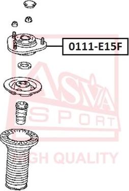 ASVA 0111-E15F - Top Strut Mounting autospares.lv