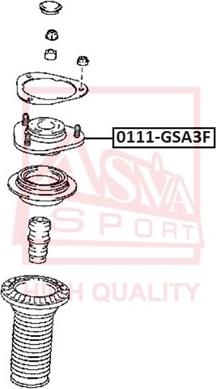 ASVA 0111-GSA3F - Top Strut Mounting autospares.lv