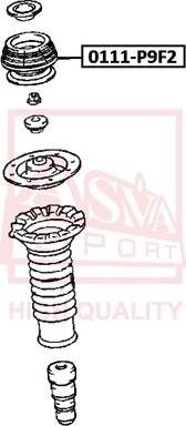 ASVA 0111-P9F2 - Top Strut Mounting autospares.lv