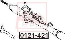 ASVA 0121-421 - Tie Rod End autospares.lv