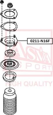 ASVA 0211-N16F - Top Strut Mounting autospares.lv