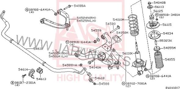 ASVA 0220-A60FD - Ball Joint autospares.lv