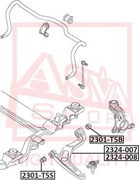 ASVA 2324-008 - Track Control Arm autospares.lv