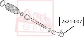 ASVA 2321-001 - Tie Rod End autospares.lv