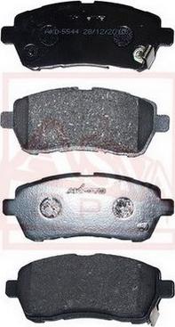 ASVA AKD-5544 - Brake Pad Set, disc brake autospares.lv