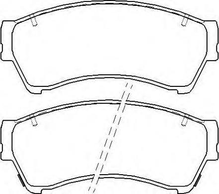 Jurid 572628J-D - Brake Pad Set, disc brake autospares.lv