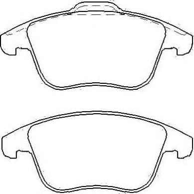 ASVA AKD-0462 - Brake Pad Set, disc brake autospares.lv