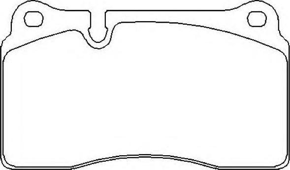 ASVA AKD-0531 - Brake Pad Set, disc brake autospares.lv