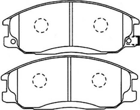 Roulunds Braking 51696282B26 - Brake Pad Set, disc brake autospares.lv