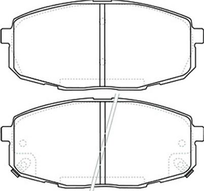 ASVA AKD-0373 - Brake Pad Set, disc brake autospares.lv