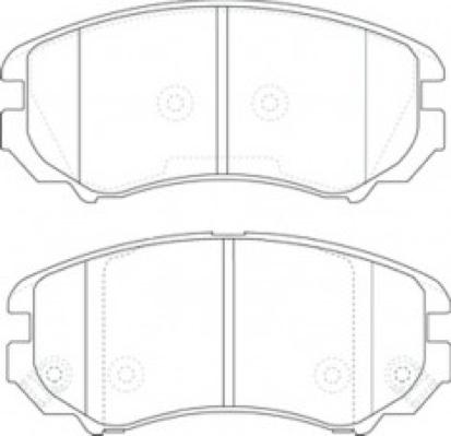 ASVA AKD-03773 - Brake Pad Set, disc brake autospares.lv