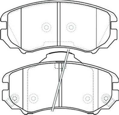 ASVA AKD-0377 - Brake Pad Set, disc brake autospares.lv