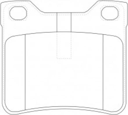 ASVA AKD-0265 - Brake Pad Set, disc brake autospares.lv