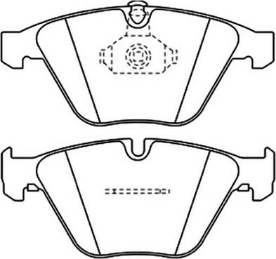 ASVA AKD-0222 - Brake Pad Set, disc brake autospares.lv