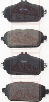 ASVA AKD-16109 - Brake Pad Set, disc brake autospares.lv