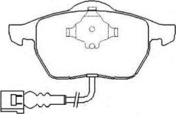 Jurid 571921B - Brake Pad Set, disc brake autospares.lv