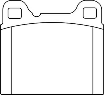 ASVA AKD-1022 - Brake Pad Set, disc brake autospares.lv