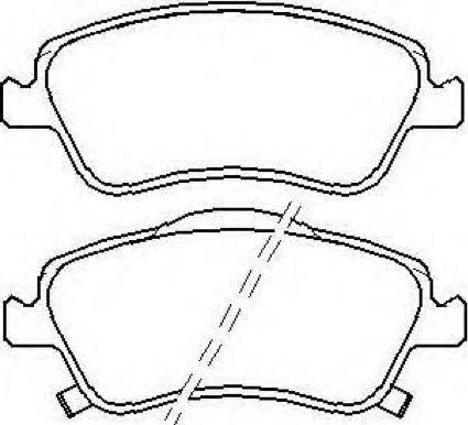 VEMA 839260 - Brake Pad Set, disc brake autospares.lv