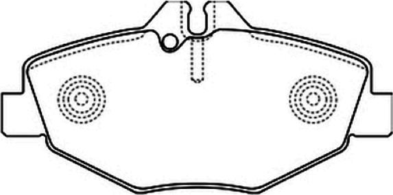 ASVA AKD-1363 - Brake Pad Set, disc brake autospares.lv