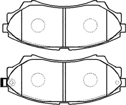 BENDIX 572572 - Brake Pad Set, disc brake autospares.lv