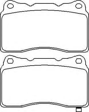 ASVA AKDC-0150 - Brake Pad Set, disc brake autospares.lv