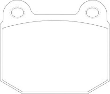 ASVA AKDC-0226 - Brake Pad Set, disc brake autospares.lv