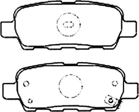 RHIAG 10548288 - Brake Pad Set, disc brake autospares.lv