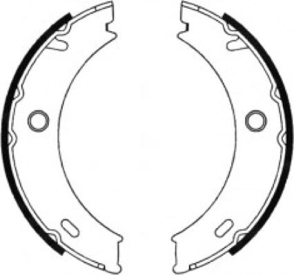 ASVA AKS-0576 - Brake Shoe Set autospares.lv