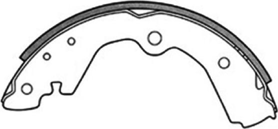 ASVA AKS-1198 - Brake Shoe Set autospares.lv