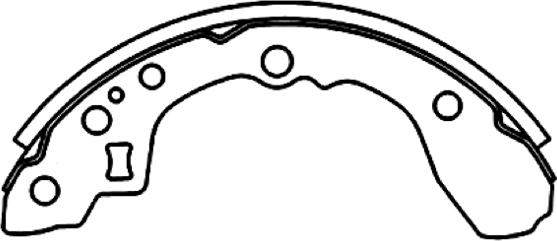 ASVA AKS-11161 - Brake Shoe Set autospares.lv