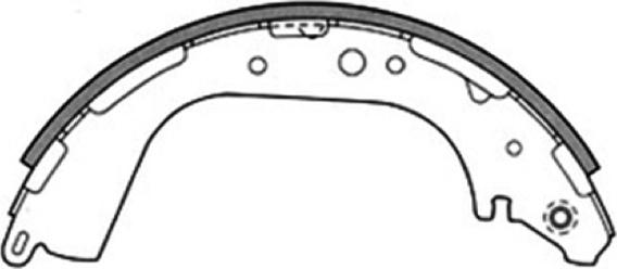ASVA AKS-1189 - Brake Shoe Set autospares.lv