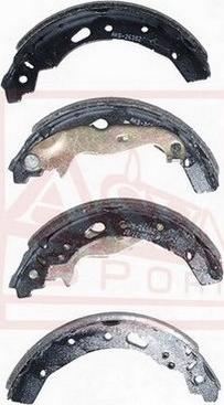 ASVA AKS-2638Z - Brake Shoe Set autospares.lv