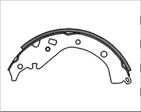 ASVA AKS-2358 - Brake Shoe Set autospares.lv